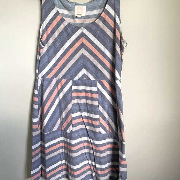 Quicksilver sundress with pockets. Size L EUC - Picture 1 of 4